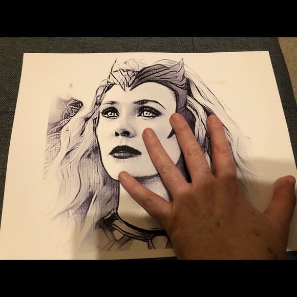 SCARLET WITCH ART PRINT - Picture 2 of 2